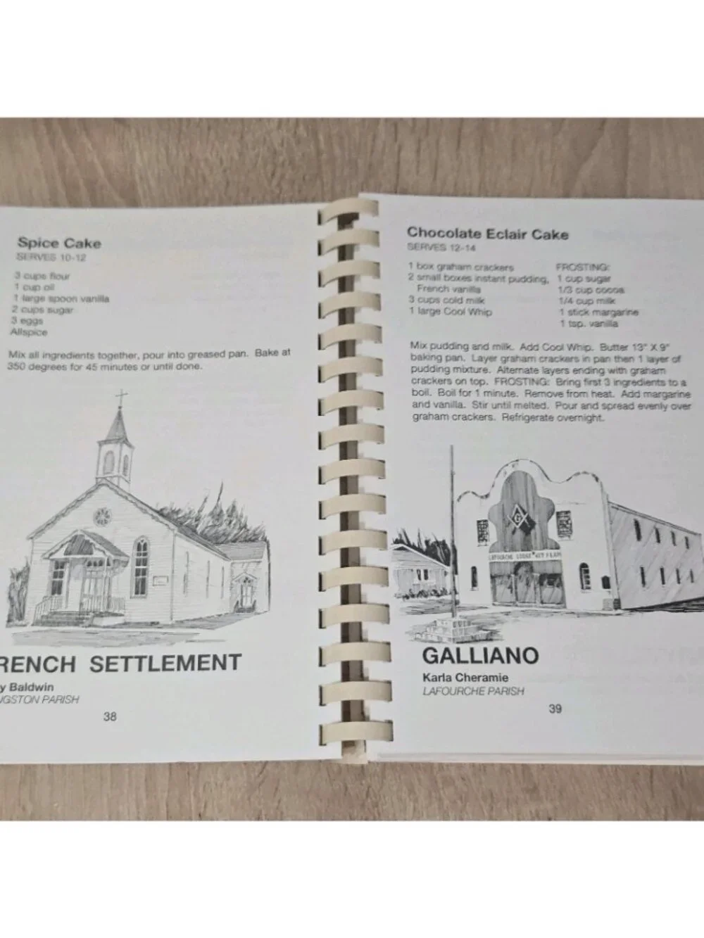 The Louisiana Proud Collection Of Sweet Things Spiral Bound Cookbook 1993